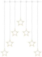 Weihnachtsbeleuchtung EMOS LED-Weihnachtsvorhang - 7 Sterne, 67x125 cm, innen, warmweiß - Vánoční osvětlení