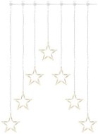 EMOS LED vánoční závěs – 7 hvězd, 67x125 cm, vnitřní, teplá bílá - Vánoční osvětlení