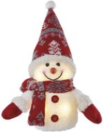 EMOS LED vánoční sněhulák svítící, 25 cm, 3x AAA, vnitřní, teplá bílá - Vánoční dekorace