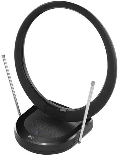 EMOS CITY RING-C500 room unit, DVB-T2, DAB, LTE/4G/5G filter - TV Antenna - Main image