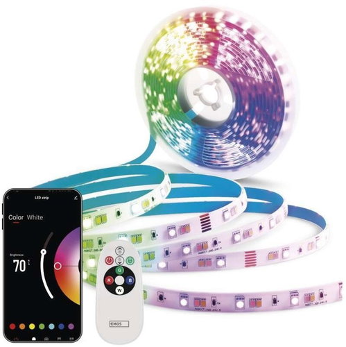 EMOS GoSmart Wi-Fi 2 m, 11 W, 750 lm, RGB/CCT - LED-Streifen - Hauptbild