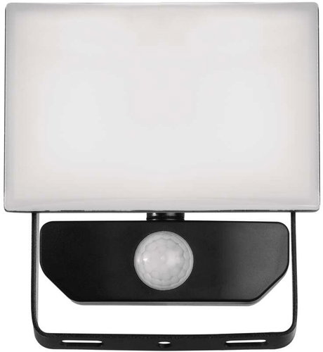 EMOS TAMBO with motion sensor, 10 W, 1000 lm, black - LED Reflector - Main image
