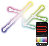 EMOS GoSmart LED Lines biele, 9 dielov, 34 W, RGBIC stmievateľné, WiFi - Modulárne svetlo