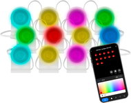 EMOS GoSmart LED Spotlight Starter Kit - 255 cm, 12 parts, RGBIC+CCT, dimmable, Wi-Fi - Light Chain