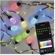 EMOS GoSmart LED 15× party bulbs, 15 m, outdoor and indoor, RGBIC, Wi-Fi - Light Chain