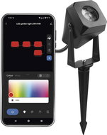 EMOS GoSmart LED spotlights, extension set, 1 part, 1.5 W, RGBIC dimmable, Wi-Fi - Garden Lighting