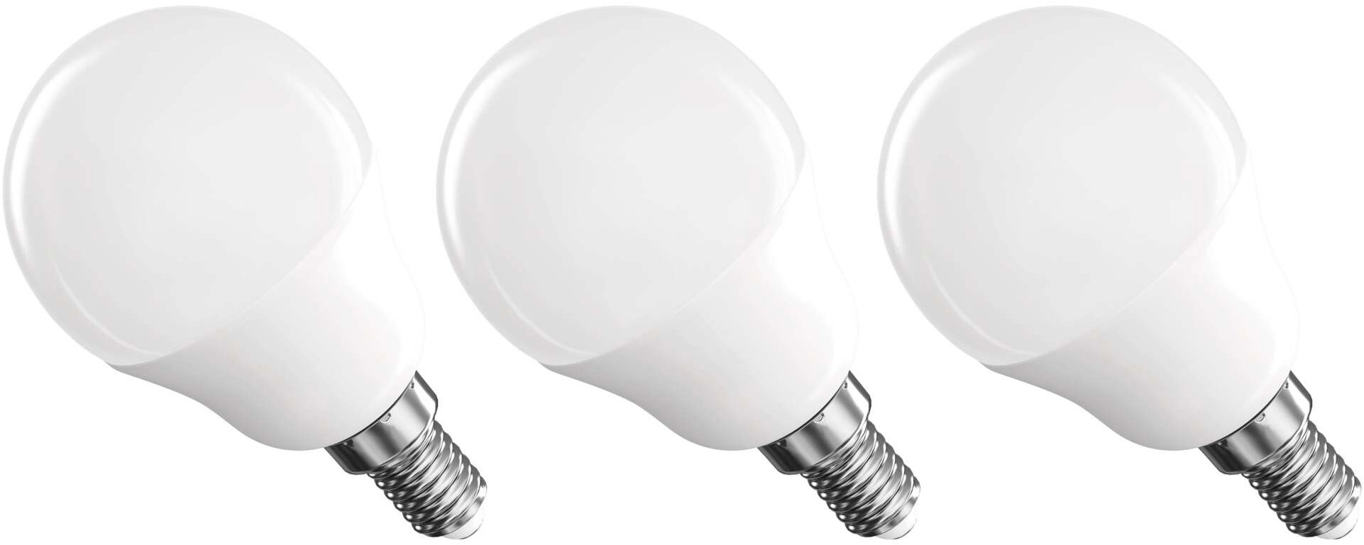 EMOS Classic Mini Globe, E14, 4,2 W (40 W), 470 lm, semleges fehér, 3 db