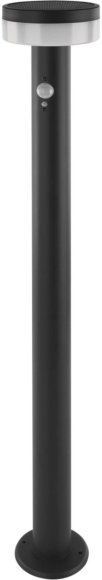 EMOS TERION LED-es napelemes, fáklya, szürkületérzékelővel, 12,5 × 12,5 × 80,5 cm