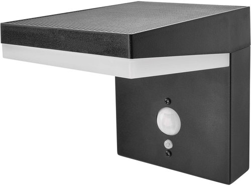 EMOS VEREA LED solar wall light, with dusk sensor, 10.7 × 15.4 × 13 cm - Garden Lighting - Main image