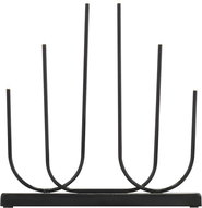 EMOS LED candle holder black, 40 cm, 2x AA, indoor, warm white, timer - Christmas Lights