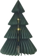 EMOS LED paper Christmas tree with stand, 30 cm, indoor, timer - Christmas Lights