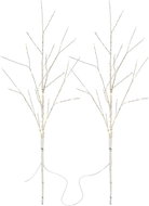 EMOS LED decoration - 2x birch twig, 60 cm, 3x AA, indoor and outdoor, warm white, timer - Christmas Lights