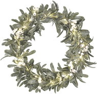 EMOS LED decoration - mistletoe wreath, 3x AA, warm white, timer - Christmas Lights