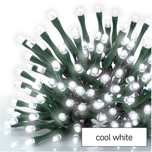 EMOS LED Christmas chain, 50 m, indoor and outdoor, cold white, programs, timer - Light Chain - Main image