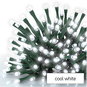 EMOS LED Christmas chain, 50 m, indoor and outdoor, cold white, programs, timer - Light Chain