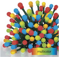 EMOS LED Christmas cherry chain - round, 30 m, indoor and outdoor, multicolour, programs, timer - Light Chain