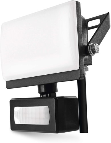 EMOS TAMBO EVO se senzorem pohybu, 10 W, 1000 lm, IP65, černý - LED Reflector - Main image