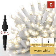 EMOS Premium LED Connectable Flashing Chain - Icicles, 3m, Outdoor, Warm White - Light Chain