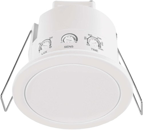 EMOS Mikrovlnné čidlo přítomnosti, IP20, 24GHZ, 2000 W, bílé, dosah 6 m - Motion Sesnor - Main image