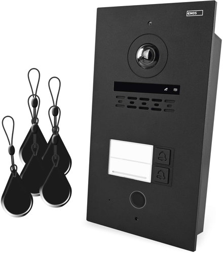 EMOS GoSmart Kamerová jednotka pro monitor IP880B 2WIRE a videotelefon IP-880 A 2WIRE, 2 tlač. - Bell Accessory - Main image