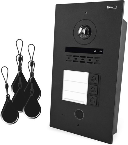EMOS GoSmart Kamerová jednotka pro monitor IP880B 2WIRE a videotelefon IP-880 A 2WIRE, 3 tlač. - Bell Accessory - Main image
