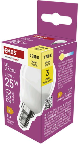 EMOS CLS Mini Globe, E14 - LED Bulb - Main image