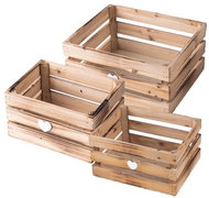 Emocio Box set wood, natural 300 × 250 × 150/250 × 200 × 130/200 × 150 × 110 mm - Wooden Box