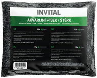 INVITAL Akvarijní písek černý 0,8-1,2 mm 3 kg - Písek do akvária