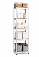 EMPT 5-Tier Metal Shelving Unit 180 × 40 × 40 cm - Shelving Unit