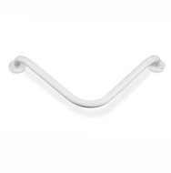 EMPIRE Madlo kovové pravoúhlé 90°, 120 kg nosnost, bílé - Handrail