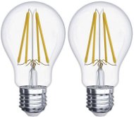 EMOS LED žiarovka Filament A60 A++ 6,7 W E27 teplá biela 2 ks - LED žiarovka