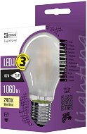 EMOS LED Glühbirne Filament matt A60 A++ 8,5W E27 warmes Weiß - LED-Birne
