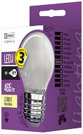 EMOS LED žiarovka Filament Mini Globe matná 4W E27 teplá biela - LED žiarovka