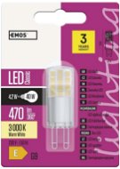 EMOS LED izzó Classic JC 4,2 W G9 meleg fehér - LED izzó