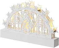 EMOS LED karácsonyi betlehem, 23 cm, 3 × AA, meleg fehér, időzítő - Karácsonyi világítás