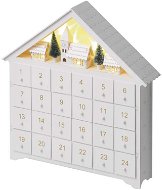 EMOS LED Advent Calendar, 35x30cm, 2x AA, Indoor, Warm White - Christmas Lights