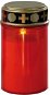 EMOS LED Cemetery Candle, 2 × C, Red, Sensor - Candle
