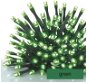 Svetelná reťaz EMOS Štandard LED spojovacia vianočná reťaz, 10 m, vonkajšia aj vnútorná, zelená - Světelný řetěz