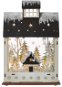 EMOS LED Christmas house, wooden, 30 cm, 2x AA, indoor, warm white, timer - Christmas Lights