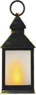 EMOS LED Dekoration - 6x Laterne milchig schwarz, 6x 3x AAA, innen, vintage, Timer - Weihnachtsbeleuchtung