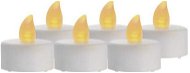 Led sviečka EMOS LED dekorácia – 6× čajová sviečka biela, 6× CR2032, vnútorná, vintage - LED svíčka