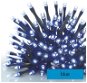 Svetelná reťaz EMOS Štandard LED spojovacia vianočná reťaz, 10 m, vonkajšia aj vnútorná, modrá - Světelný řetěz