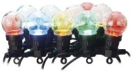 EMOS LED Light Chain - 10x Party Bulbs, 5m, Indoor and Outdoor, Multicolour - Light Chain