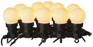 EMOS LED Light Chain - 10x Party Bulbs Milky, 5m, Indoor and Outdoor, Warm White - Light Chain