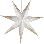 EMOS LED papírcsillag - arany csillám, fehér, 60cm, beltéri - Karácsonyi világítás