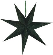 EMOS LED hvězda papírová závěsná, zelená, 60 cm, vnitřní - Vianočné osvetlenie