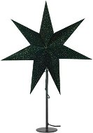 EMOS hvězda papírová se stojánkem, zelená, 45 cm, vnitřní - Vianočné osvetlenie