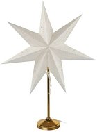 EMOS hviezda papierová so zlatým stojančekom, 45 cm, vnútorná - Vianočné osvetlenie