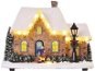 EMOS LED vianočný domček, 20,5 cm, 3× AA, vnútorná, teplá biela - Vianočné osvetlenie