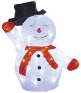 EMOS LED Karácsonyi hóember kalappal - 36cm, beltéri, kültéri, hideg fehér, időzítős - Karácsonyi világítás